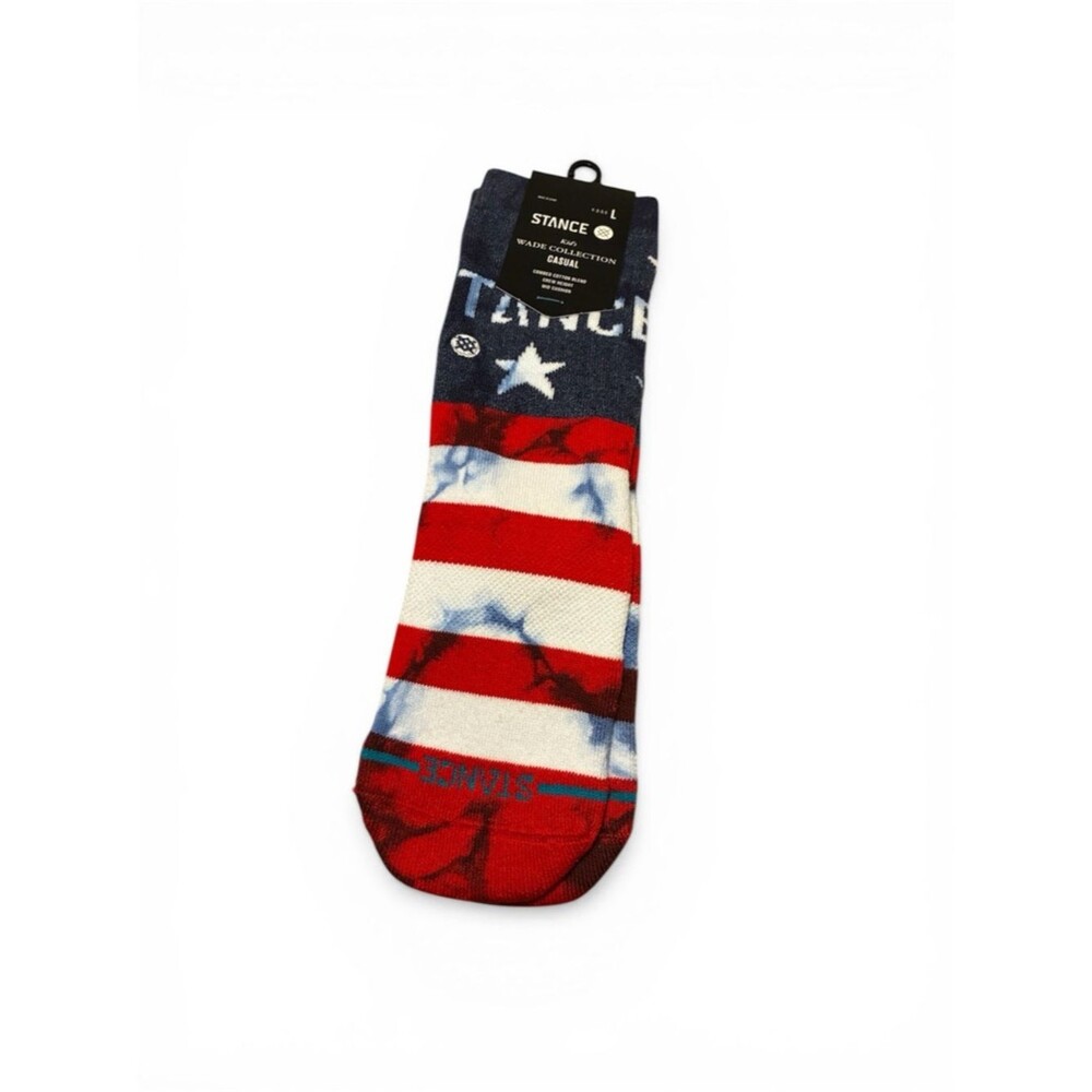 Stance kids Red White Blue Star Stripe Crew Socks